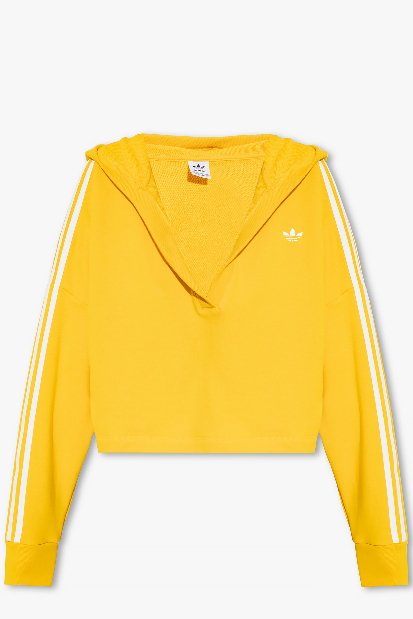 Adidas yellow hoodie women's sale